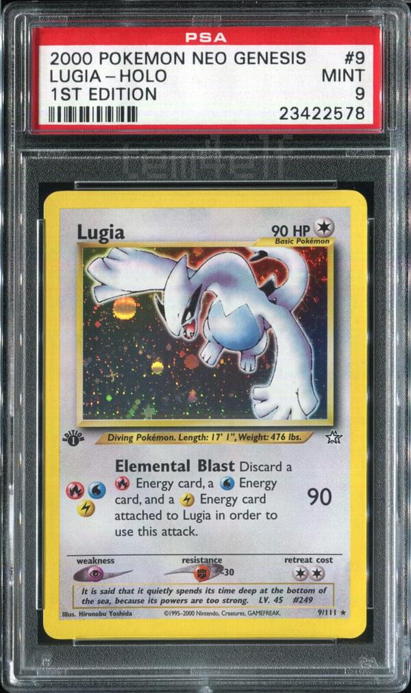 Buy Neo Genesis Lugia (1st Edition Holo) Classic Pokémon Cards Online