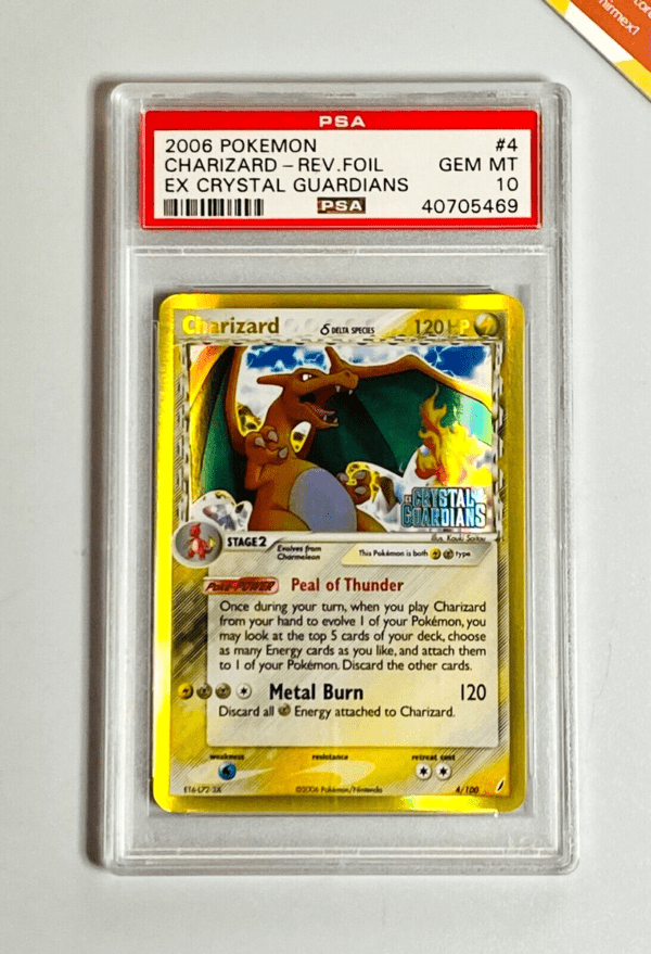 Buy PSA 10 Crystal Charizard Graded Pokémon Cards Online