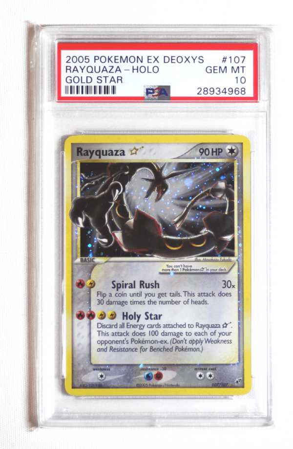 Buy PSA 10 Gold Star Rayquaza Graded Pokémon Cards online