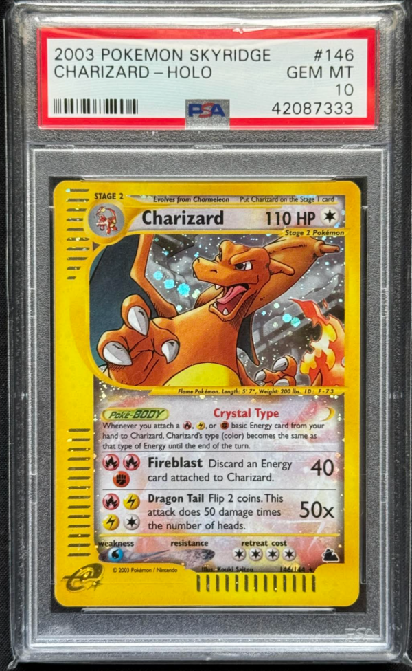 Buy Skyridge Crystal Charizard Classic Pokémon Cards Online