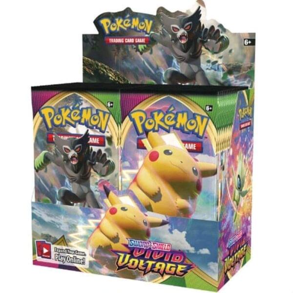Buy Vivid Voltage Booster Pokémon Cards Box online